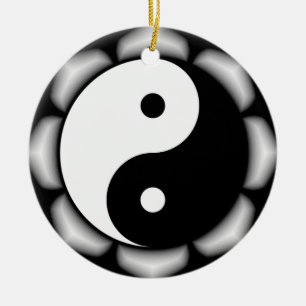 Ornement rond Yin et Yang