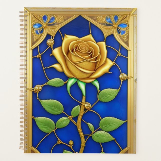 Ornement Rose Dorée Artwork (Devant)