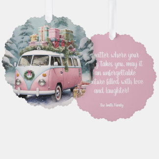 Ornement rose Vintage Vanagon