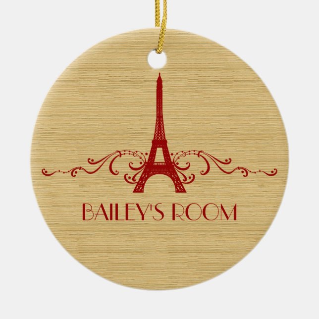 Ornement rouge français (Devant)