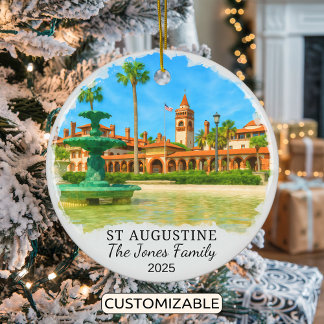 Ornement Saint Augustin personnalisé, Floride