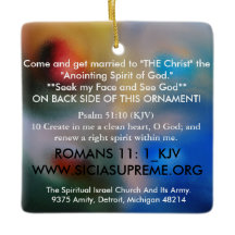 ORNEMENT SAINT - BÉNI ET APPROUVÉ PAR UN DIEU