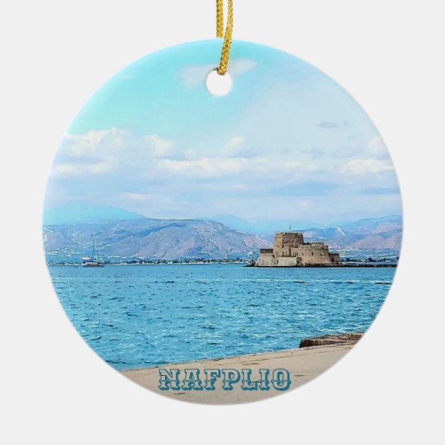 Ornement souvenir de Nafplio Grèce (Devant)