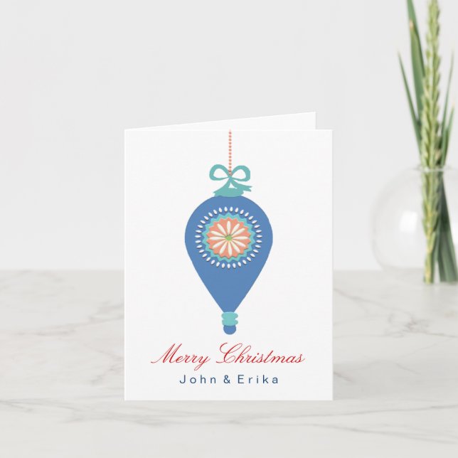 Ornement Suspendu ~  Carte (Devant)