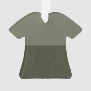 Ornement T-shirt Moss Duo-Tone - Personnalisable