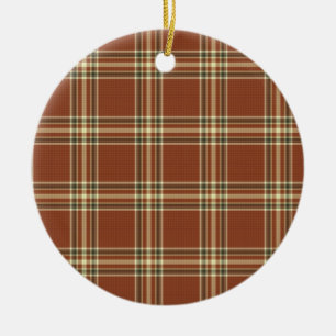 Ornement Tartan Brown