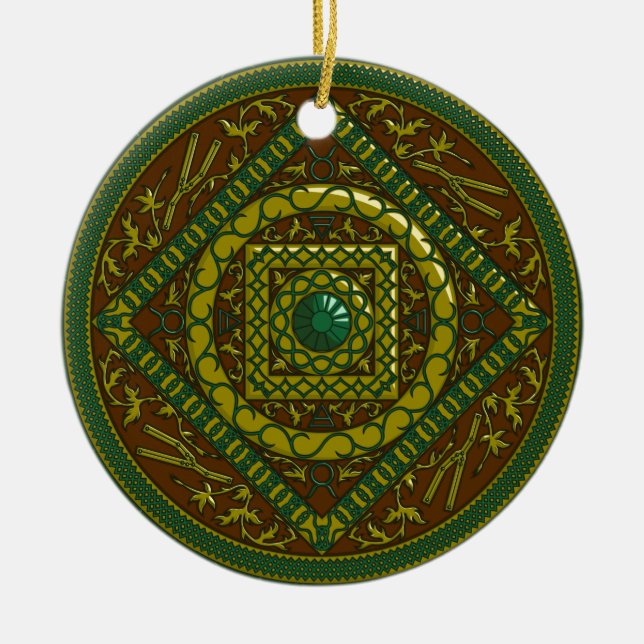 Ornement Taurus Mandala (Devant)