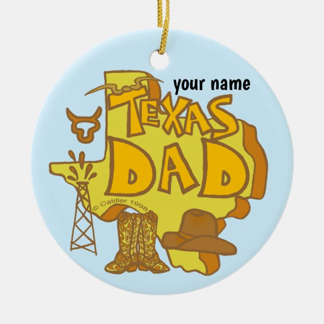 Ornement Texas Papa  (Devant)