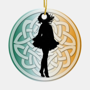 Ornement traditionnel de danseur irlandais