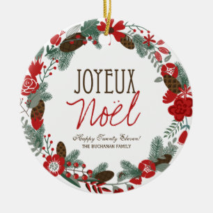 Ornement traditionnel de photo de guirlande de