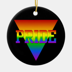 Ornement Triangle Pride, personnaliser
