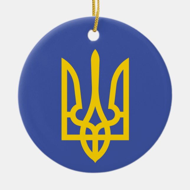 Ornement ukrainien Tryzub (Devant)