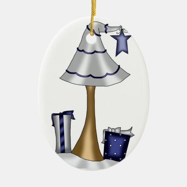 Ornement unique d'arbre de Noël (Devant)