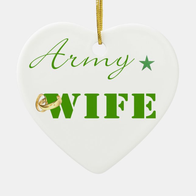 Ornement (vert) d'épouse d'armée (Devant)