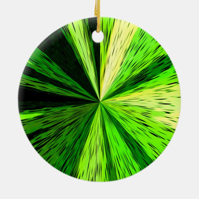 Ornement vert Zoom (Dos)