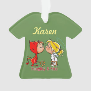 Ornement vilain et Nice personnalisé d'ange de