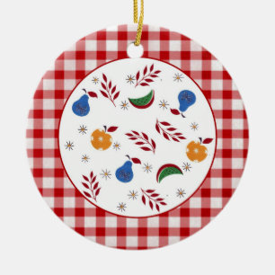 Ornement vintage de fruits