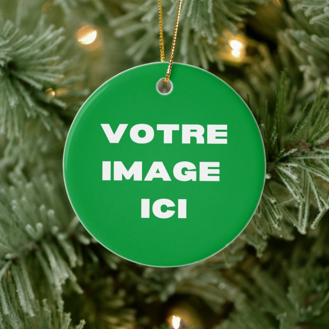 Ornement - Votre image ici - (Arbre)