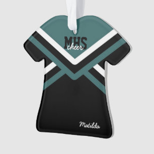 Ornements acryliques uniformes de pom-pom girl