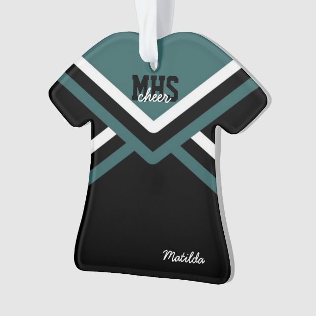 Ornements acryliques uniformes de pom-pom girl (devant)