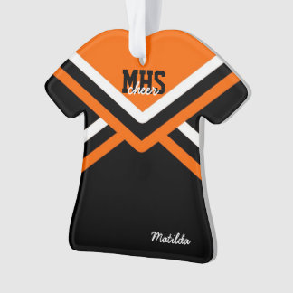 Ornements acryliques uniformes de pom-pom girl