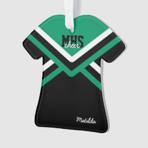 Ornements acryliques uniformes de pom-pom girl