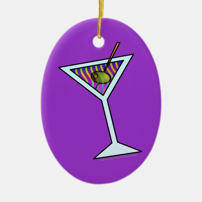 ORNEMENTS D'ART MARTINI PERSONNALISABLES (Devant)