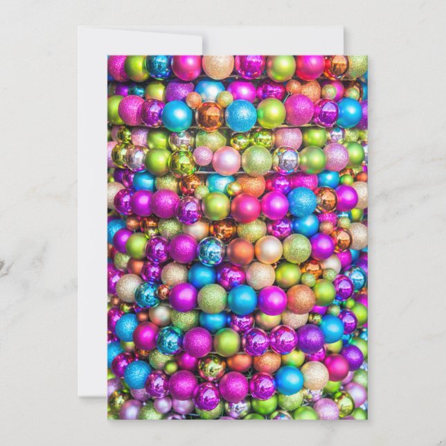 Ornements de balle multicolores (Devant)
