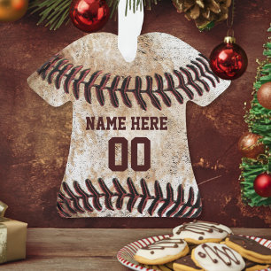 Ornements de baseball personnalisés