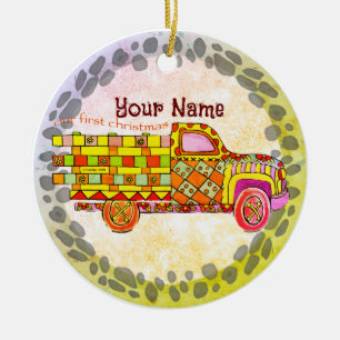 Ornements de camion de Noël