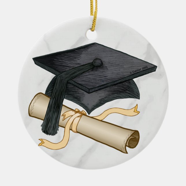 Ornements de diplôme de chapeau de remise des dipl (Devant)