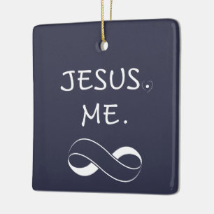 Ornements de fêtes Jésus Moi Infini Chrétien
