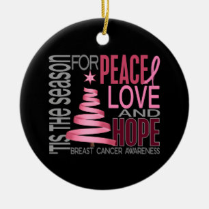 Ornements de Noël 1 de cancer du sein