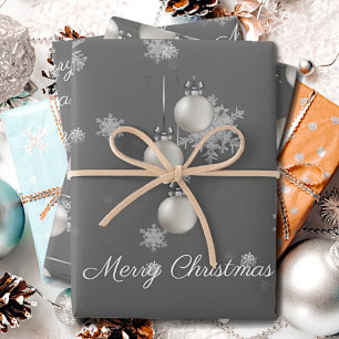 Ornements de Noël Argent Enveloppement Feuilles de