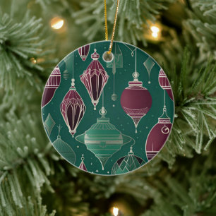 Ornements de Noël Art Déco, Ornement