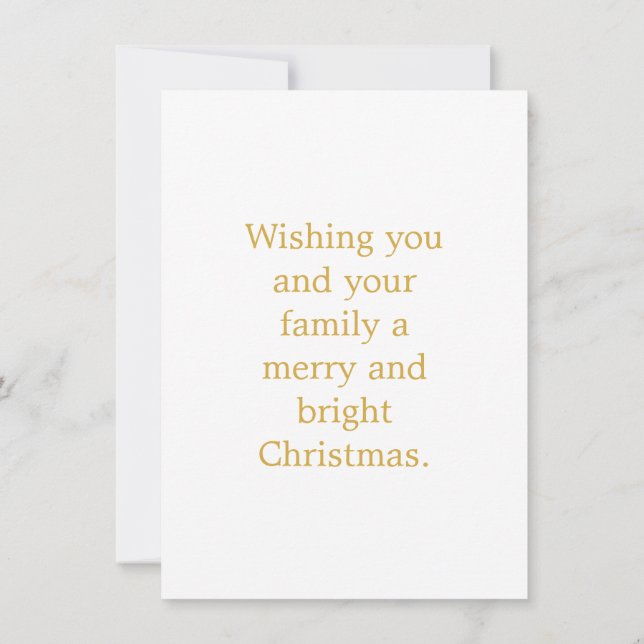 Ornements de Noël avec carte de message personnali (Dos)