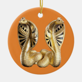 Ornements de Noël d'amants de serpent