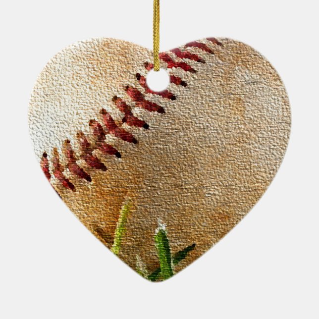 Ornements de Noël de baseball (Dos)