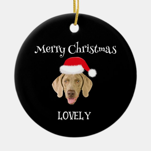 ornements de Noël de chien (Devant)