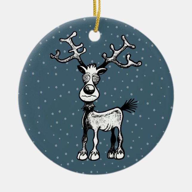 Ornements de Noël de Rudolph le Renne (Devant)