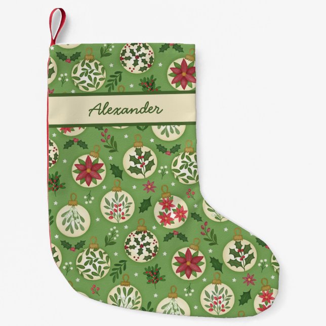 Ornements de Noël dessinés à la main Chaussette de (Devant)