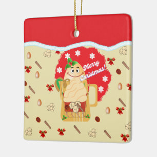 Ornements de Noël Eggnog 2024