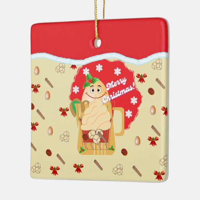 Ornements de Noël Eggnog 2024 (Gauche)