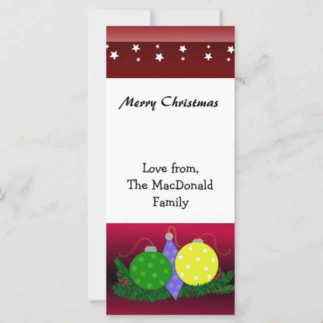 Ornements de Noël festifs (Devant)