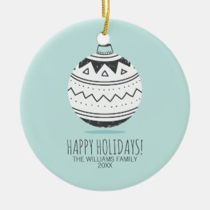 Ornements de Noël Ornement en céramique de Noël