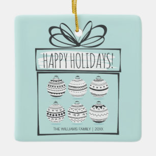 Ornements de Noël Ornement en céramique de Noël