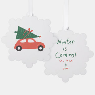 Ornements de Noël personnalisés – Vacances charman