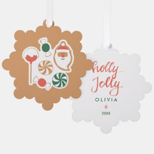 Ornements de Noël Personnalisés – Vacances de Fête