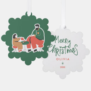 Ornements de Noël Personnalisés – Vacances de Noël