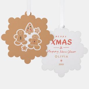 Ornements de Noël Personnalisés – Vacances de Noël